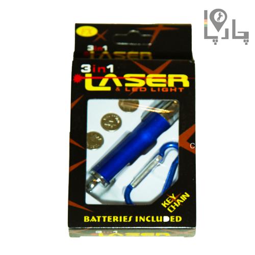 لیزر پوینتر بازی گربه و سگ 3in1 Laser سه در یک با قلاب در چهار رنگ