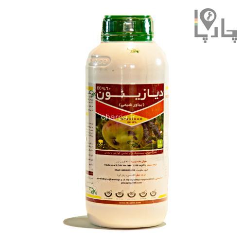 سم مایع حشره کش دیازینون بهاور شیمی ایران 1 لیتری