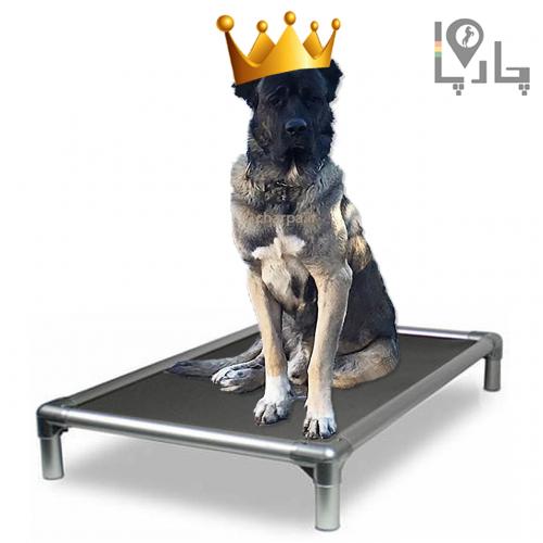 تخت سگ حرفه ای آلمینیومی کی ناین پرو K9 Pro لاکی داگ چهارفصل مدل سرابی (2XL)